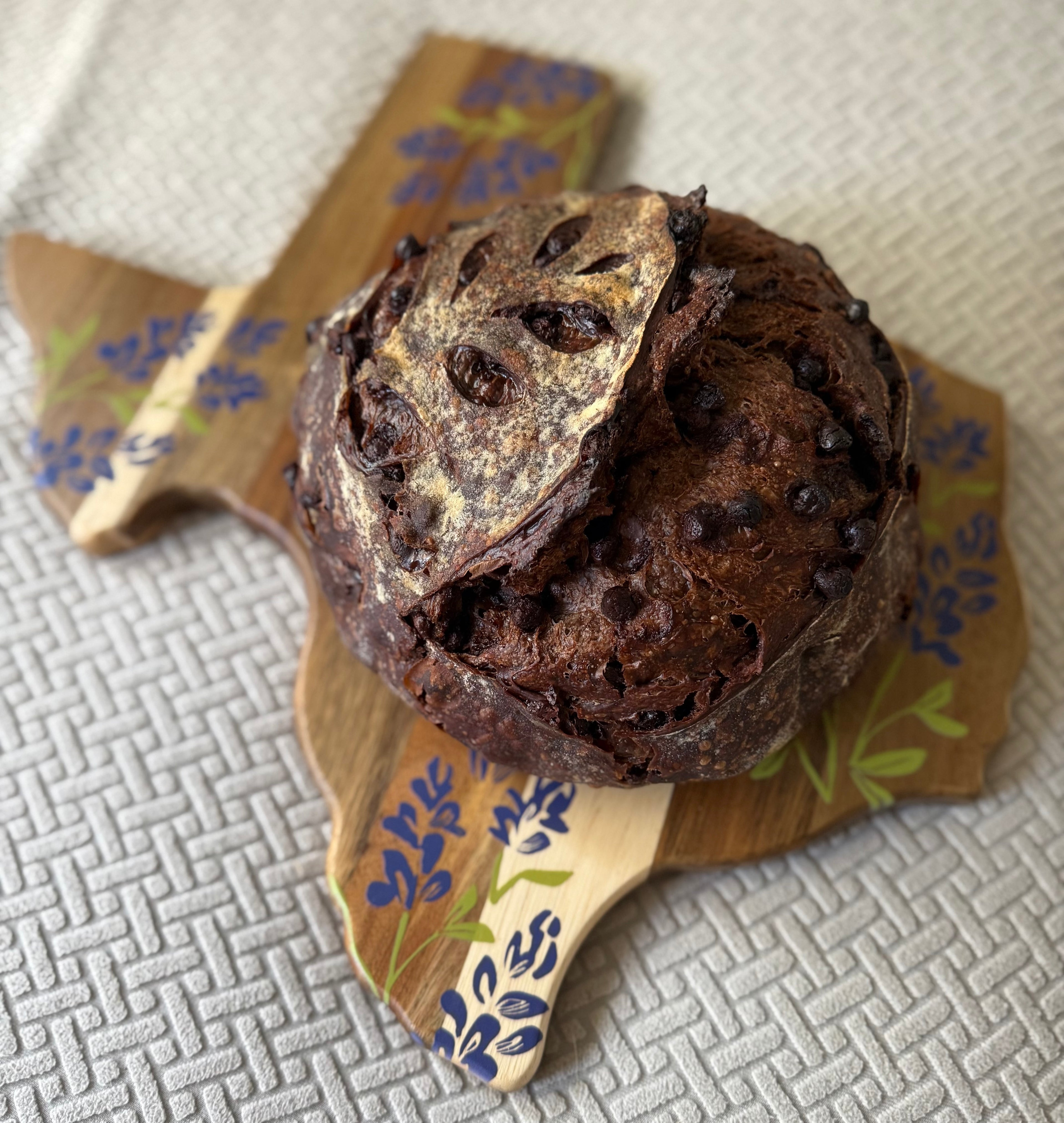 Triple Chocolate Sourdough Loaf